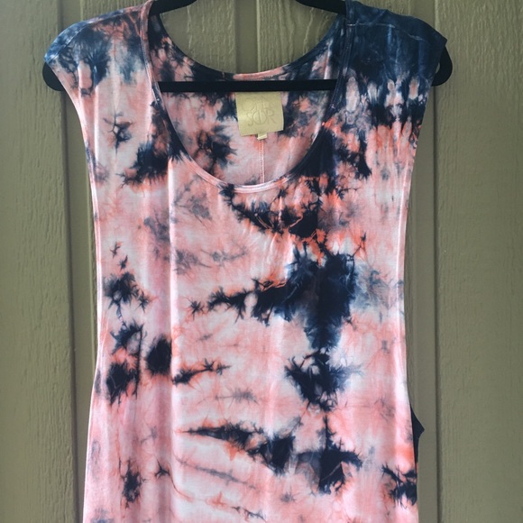 NWT Revolve Chaser Maxi Dress, Candy Tie Dye, Sized Small - Picture 5 of 12